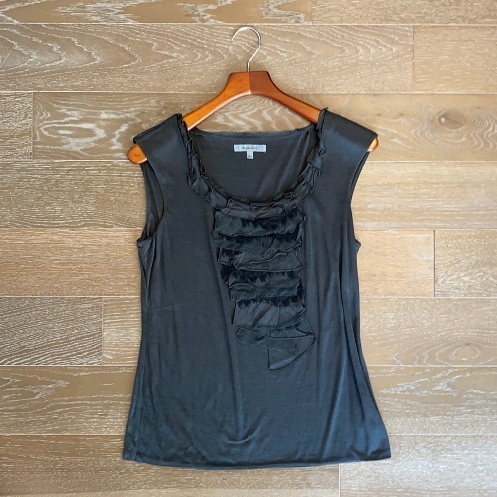 Classiques Entier Ruffle Silk & Cotton Top | L